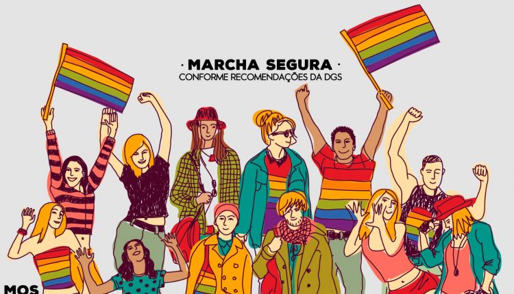 Cartaz Marcha Orgulho Santarem 2021