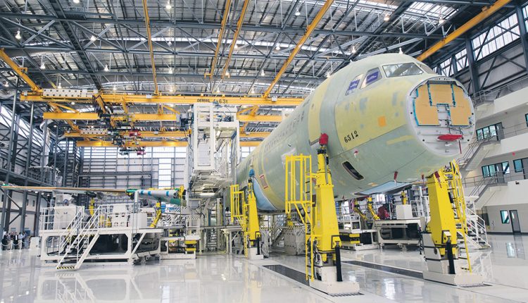 Imagem airbus ligne assemblage