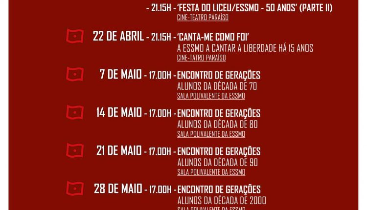 CARTAZ 50 ESSMO ATIVIDADES