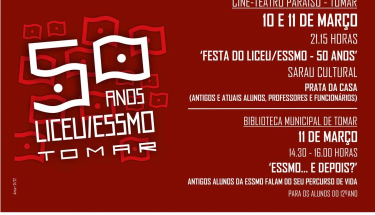 CARTAZ 50 ESSMO ATIVIDADES 10 e 11