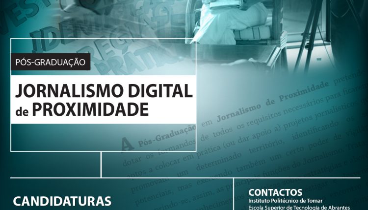 Banner email pos grad jornalismo digital proximidade