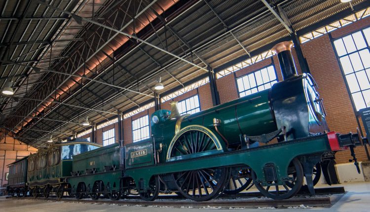 museu ferroviario entroncamento locomotiva d luiz