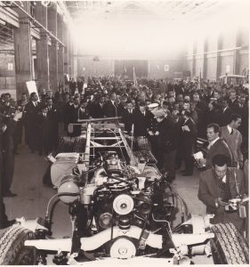 Inauguração da fábrica em 1964 Inauguração da fábrica em 1964