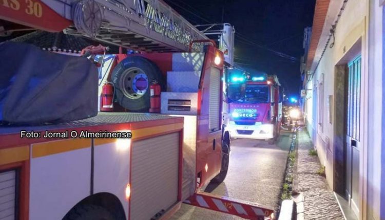 almeirim incendio morte jovem