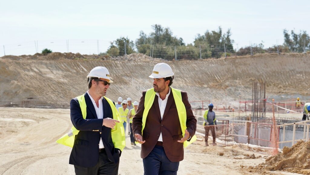 Visita às obras