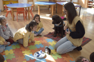 Município da Chamusca promove sessões de serviços assistidos por animais nos Jardins de Infância 