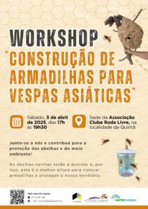Workshop ensina a construir armadilhas para vespas asiáticas