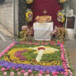 Olalhas mostra arte na decoração das ruas para o culto do Senhor dos Passos