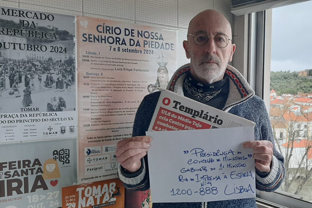 Fernando Santos envia O Templário ao governo onde contesta a falta de resposta no SNS