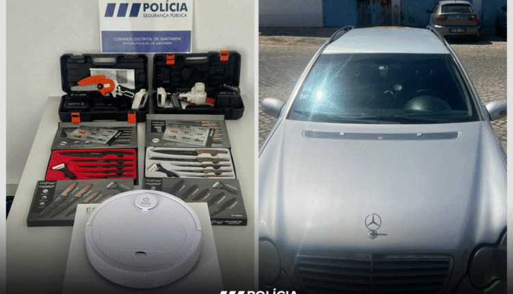 PSP de Santarém deteve dois indivíduos por burla de falso acidente