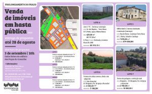 O Município de Torres Novas vai vender em hasta público vários imóveis municipais, que vão desde terrenos rústicos, a lotes industriais, terrenos para construção e edifícios.  