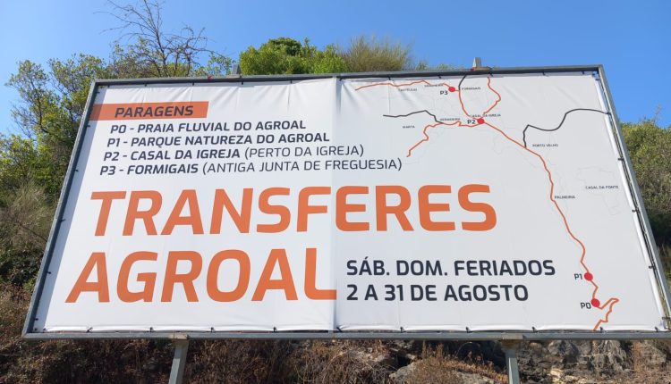 Local de chegada e partida dos transferes