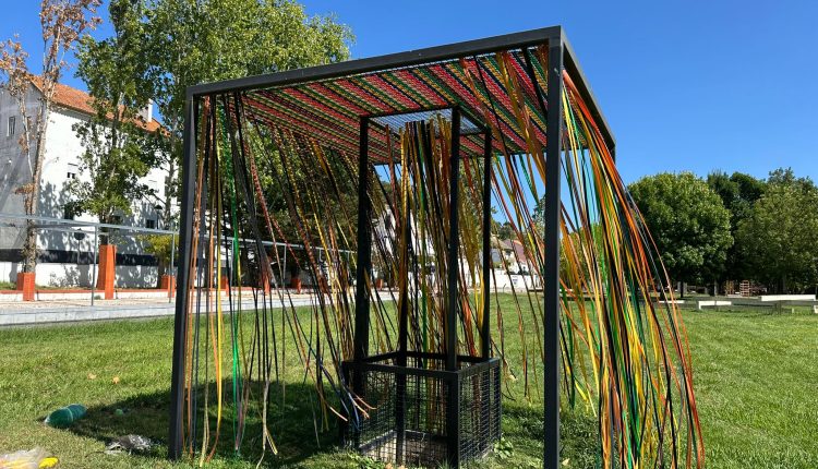 Vandalizaram esculturas no parque de esculturas contemporâneas da Barquinha