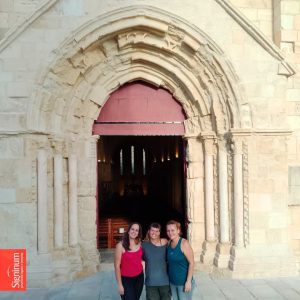 Já estão concluídas as obras de conservação do pórtico da Igreja de Santa Maria dos Olivais