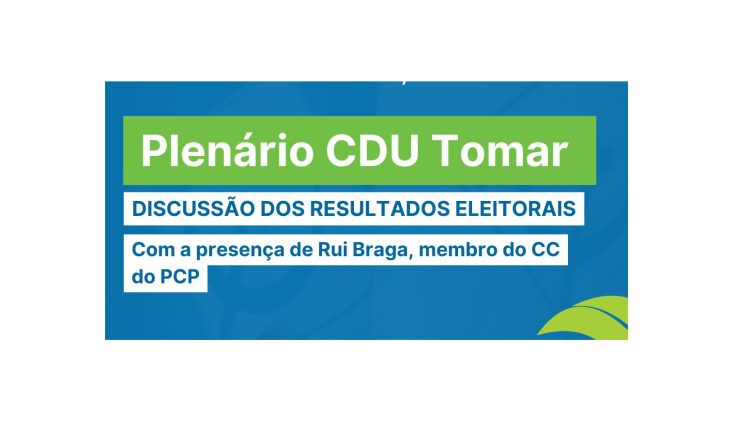 CDU vai reunir em plenário para dsicutir os resultados eleitorais em Tomar