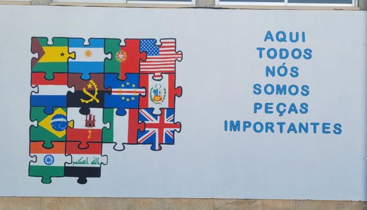 “Aqui todos nós somos peças importantes” – o mural da EB1/JI Templários