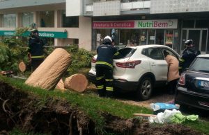 Depressão Cláudia deixou marcas em Abrantes, Sardoal e Vila de Rei. Desalojados, inundações de estradas e casas. Ribeiras fora do leito.