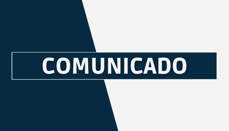 Comunicado do Presidente da Câmara Municipal de Tomar