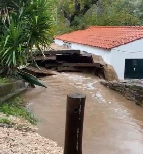 Depressão Cláudia deixou marcas em Abrantes, Sardoal e Vila de Rei. Desalojados, inundações de estradas e casas. Ribeiras fora do leito.