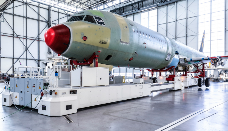 mobile tooling platform 4th a320 family production line airbus hamburg