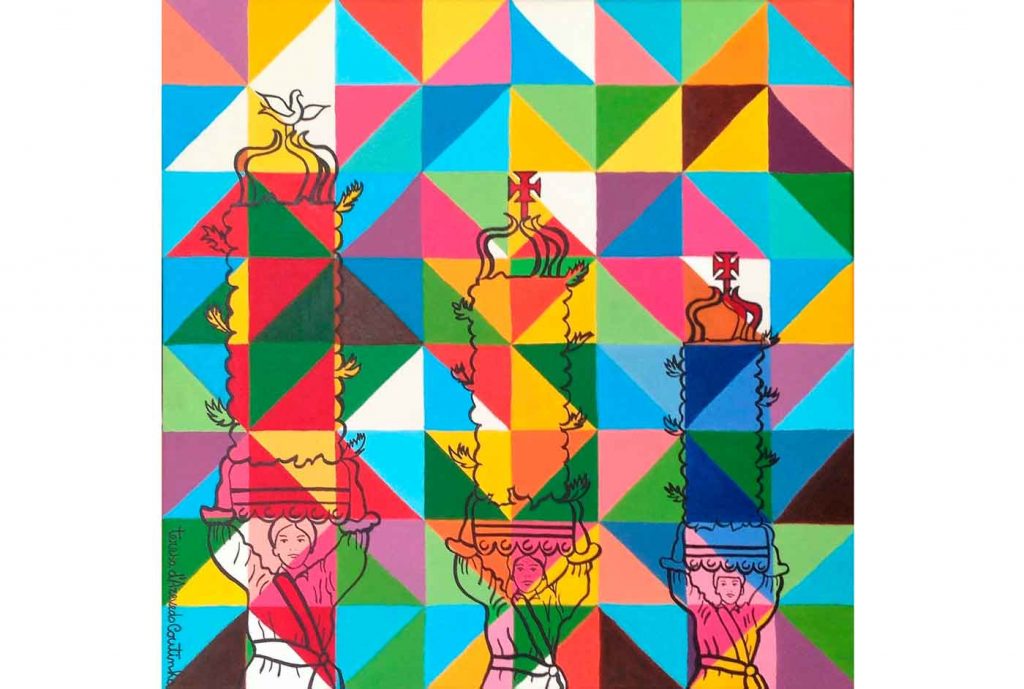 Encruzilhada de Cores Teresa d'Azevedo Coutinho Acrilico sobre tela(2)