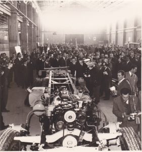 Inauguração da fábrica em 1964