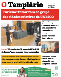 Primeira página do jornal O Templário