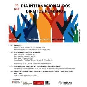 DIA INTERNACIONAL DOS DIREITOS HUMANOS cartaz 2024