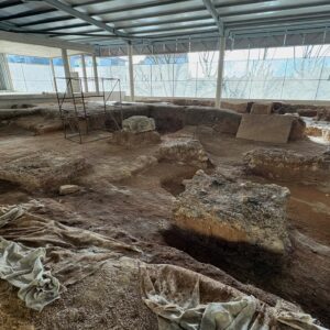 obras das ruínas do Fórum Romano