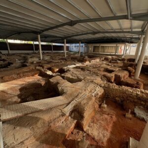 obras das ruínas do Fórum Romano