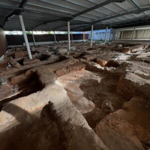 obras das ruínas do Fórum Romano