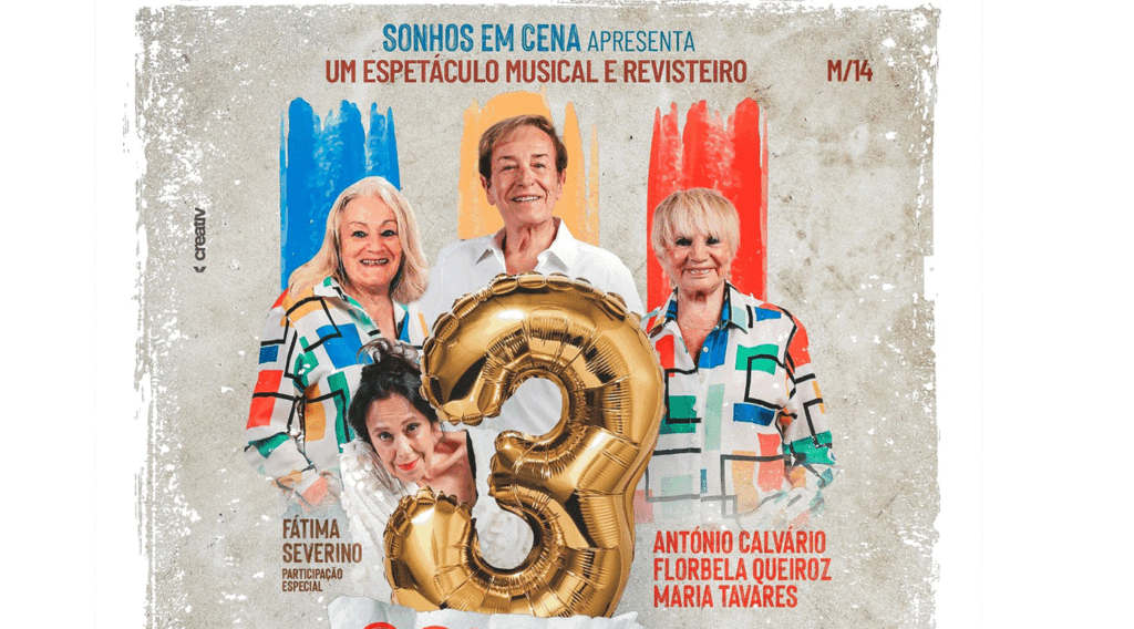 Florbela Queiroz, António Calvário, Maria Tavares e Fátima Severino apresentam «Três, a conta que Deus fez».