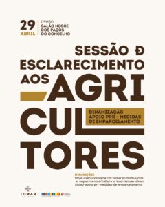 Sessão de esclarecimento aos agricultores de Tomar