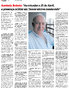 Morreu o Prof. António Rebelo, um tomarense de inegável valor 