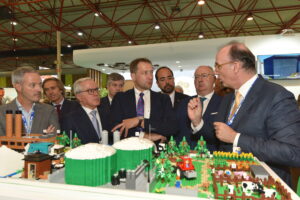 Comissário Europeu e Ministro da Agricultura na abertura da Feira do Ribatejo