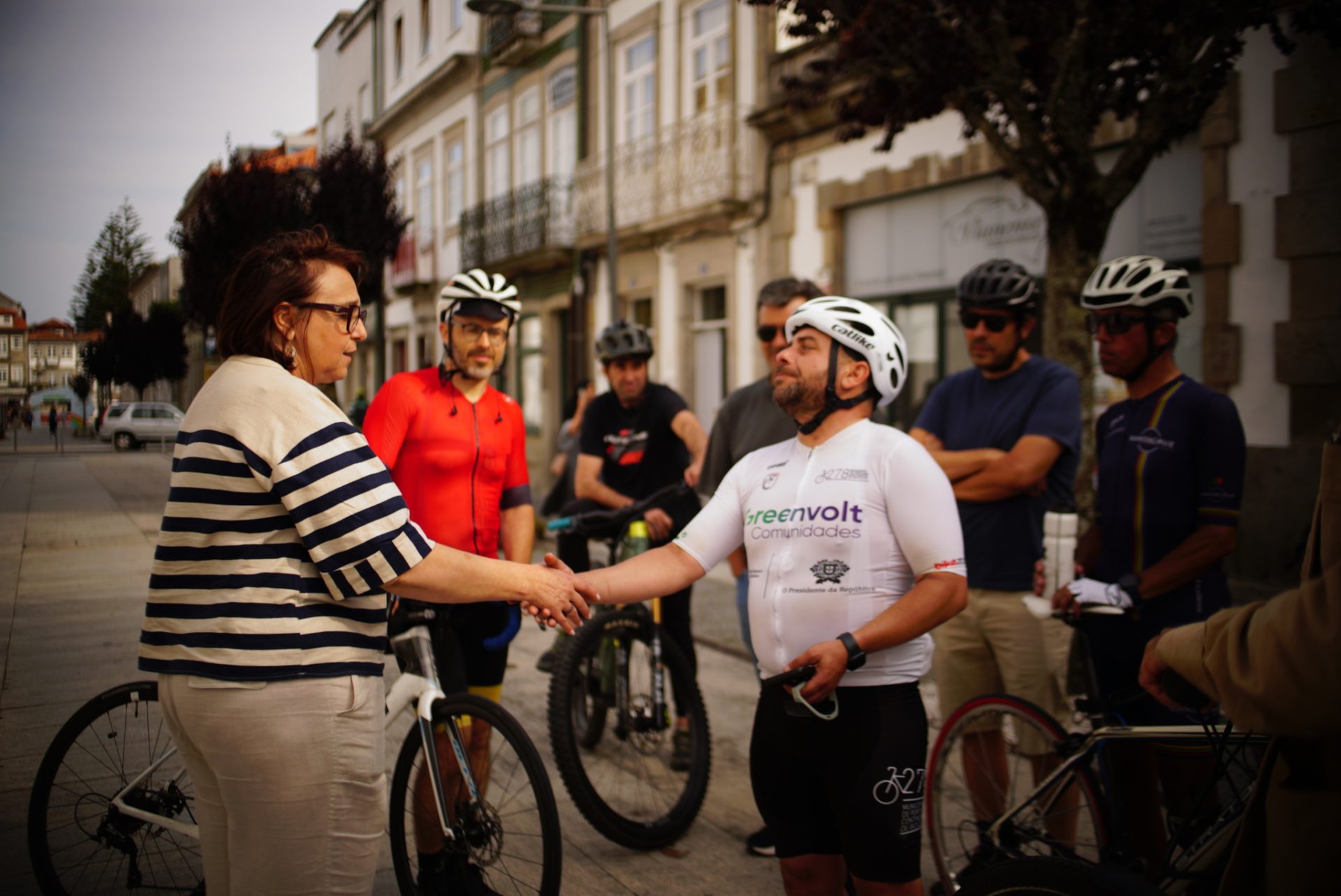 Ultramaratonista em ciclismo, Tiago Cação, passa por Tomar