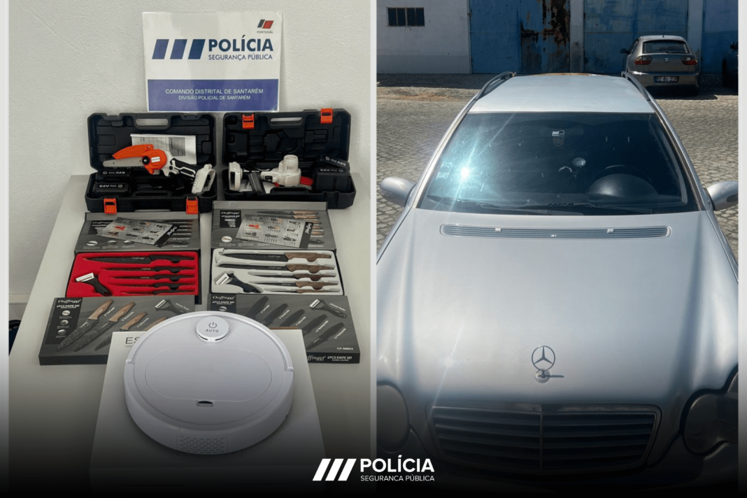 PSP de Santarém deteve dois indivíduos por burla de falso acidente