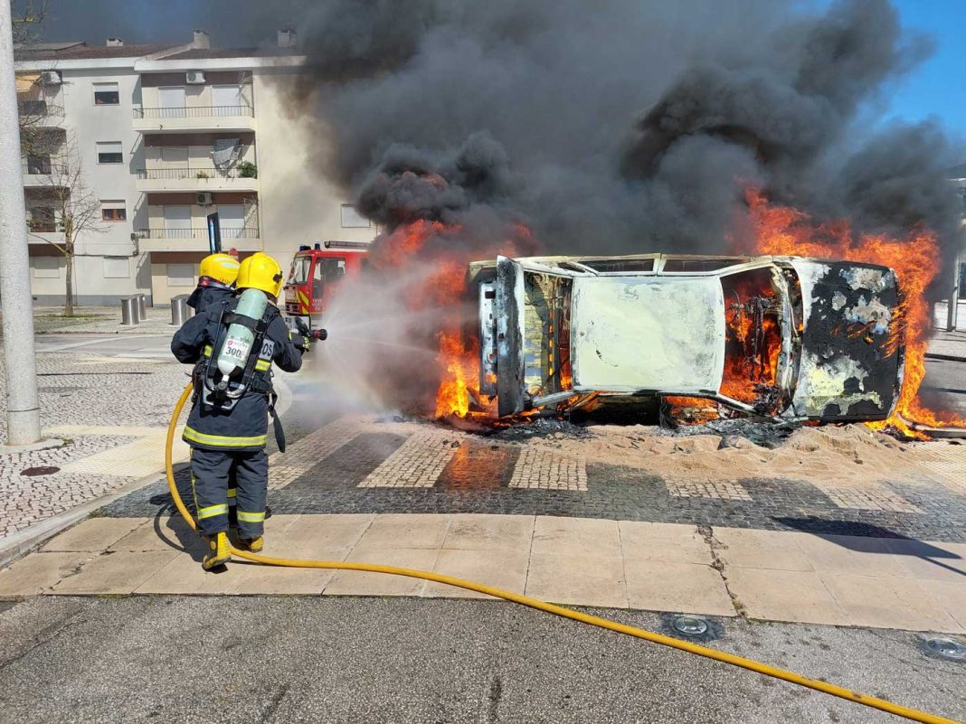 Entroncamento: Imagens do simulacro de acidente rodoviário com atropelamento provocam grande impacto