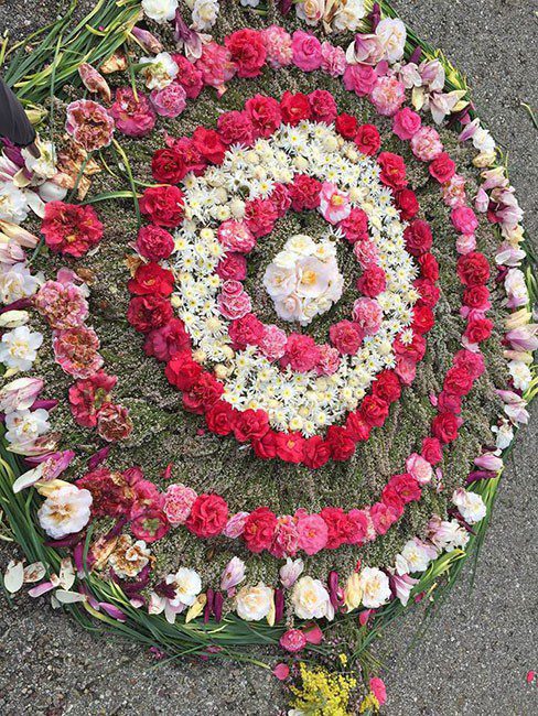 Olalhas engalanou-se para a procissão do Senhor dos Passos