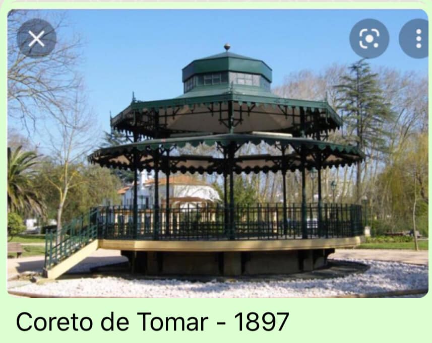 Coreto de Tomar é um dos cerca de mil que existem em Portugal