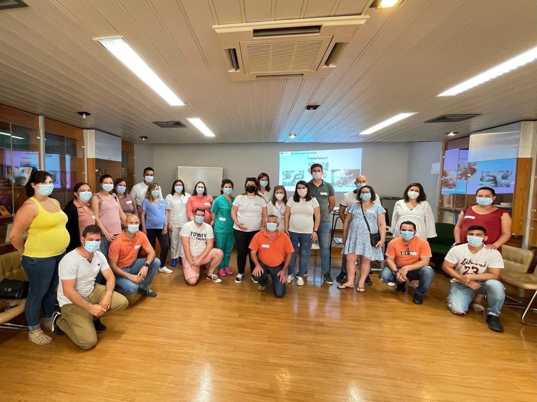 Grávidas fazem preparação para o parto no Hospital de Abrantes
