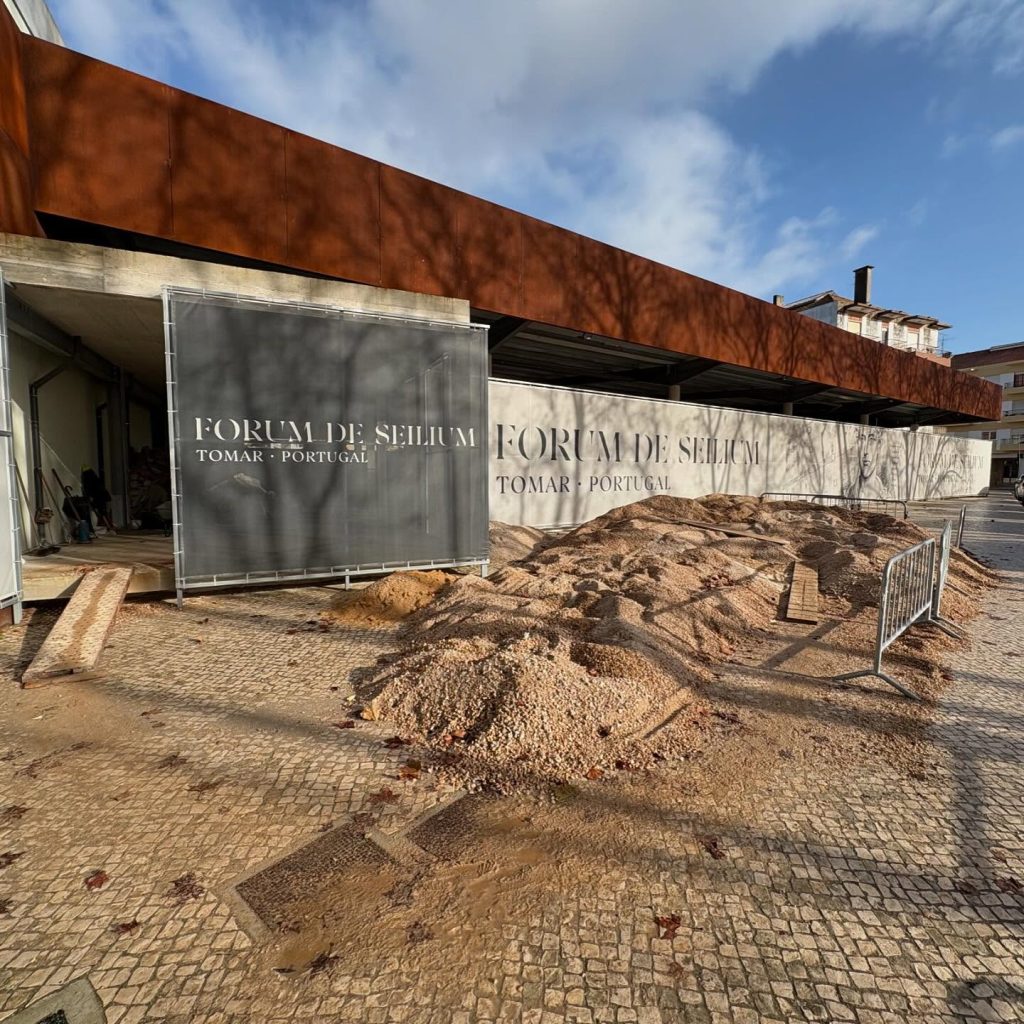 obras das ruínas do Fórum Romano