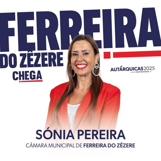 Sónia Pereira é a candidata à Câmara de Ferreira do Zêzere pelo CHEGA
