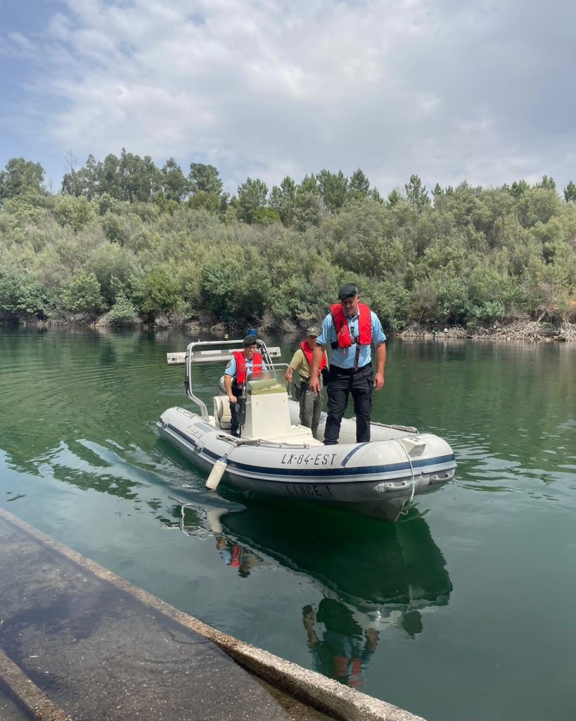 GNR realiza ações de fiscalização na Albufeira do Castelo do Bode e no rio Tejo