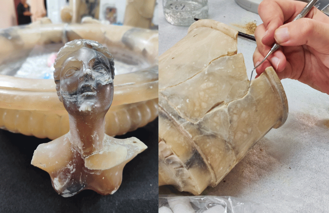 Tesouros do Palácio da Pena ganham nova vida no laboratório do Instituto Politécnico de Tomar