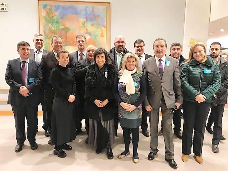 Anabela Freitas mais dez autarcas do Médio Tejo estão em Bruxelas