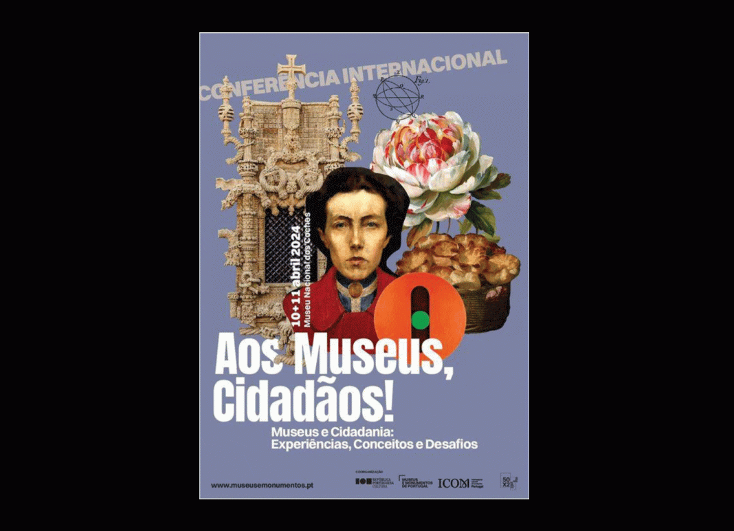 Cartaz da Conferência internacional «Museus, Cidadãos!» é ilustrado com a icónica Janela do Capítulo