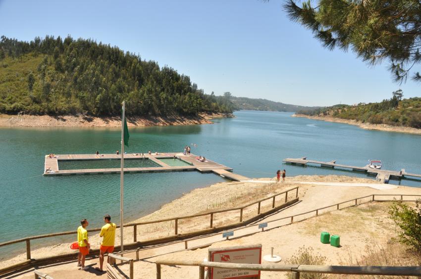 Saiba quais são as praias fluviais da região com bandeira azul. A maior parte repete a distinção