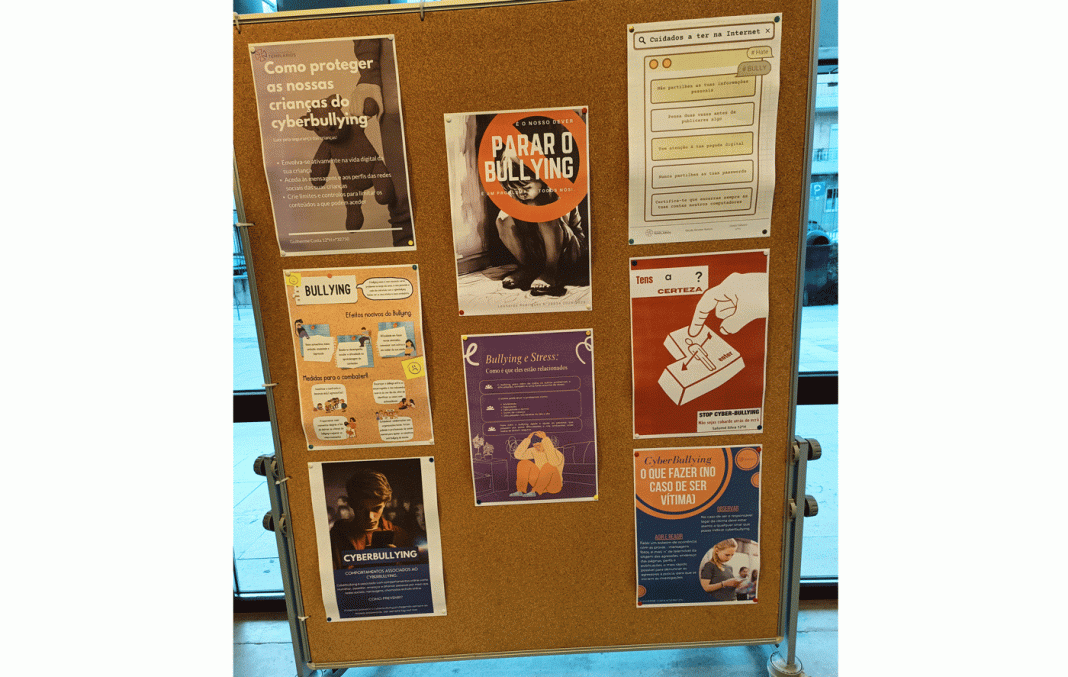 Alunos de Oficina Multimédia criam cartazes contra o Bullying e Ciberbullying