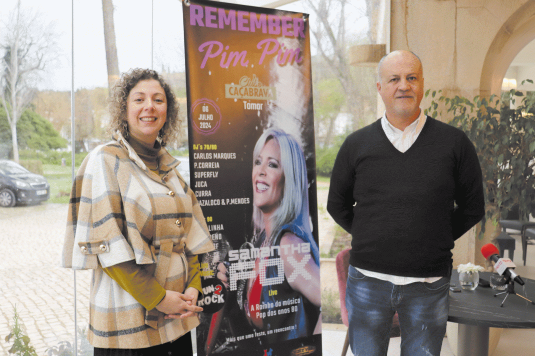Samantha Fox vem ao «Remember Pim Pim» 2024, em Tomar